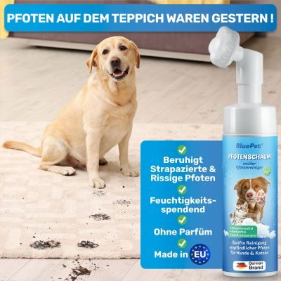 Thumbnail 7: BluePet Pfotenschaum – Pfotenreiniger als sanfte Pfotenpflege