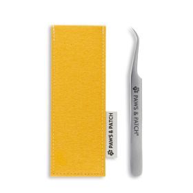 Paws & Patch Zeckenpinzette SILVY für alle Heimtiere Honig