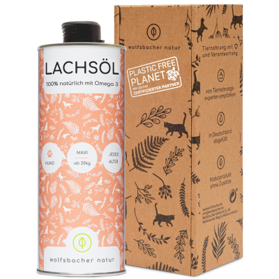 Thumbnail 6: Wolfsbacher Natur Natürliches Lachsöl für Hunde & Katzen 250ml