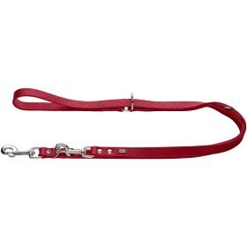HUNTER Verstellbare Führleine Grenaa 16/200, rot