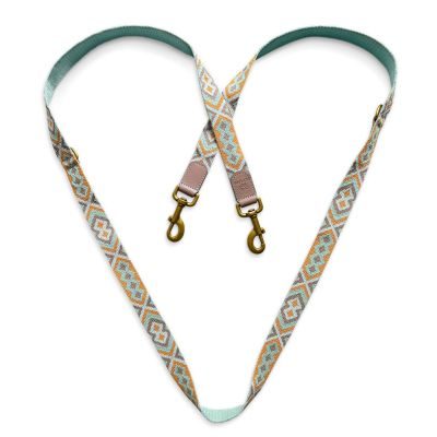 Thumbnail 1: Hey Lana Premium Führleine - 3-fach verstellbar M-XL 3/200 / Orange / Mint