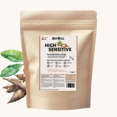 BugBell Trockenfutter mit Insekten bei Allergien