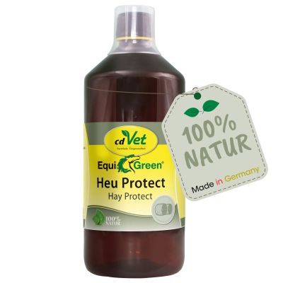 cdVet EquiGreen Heu Protect 1 L – Natürliches Sprühkonzentrat zur Heubehandlung bei Sporenbelastung