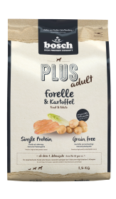 bosch Tiernahrung HPC PLUS Forelle&Kartoffel – getreidefreies Hundefutter – 2,5kg