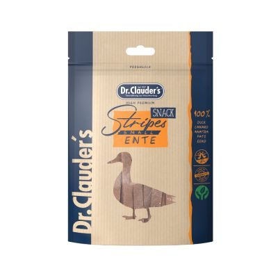 Thumbnail 1: Dr.Clauder’s Dr.Clauder´s Stripes Snack Ente Small 80g