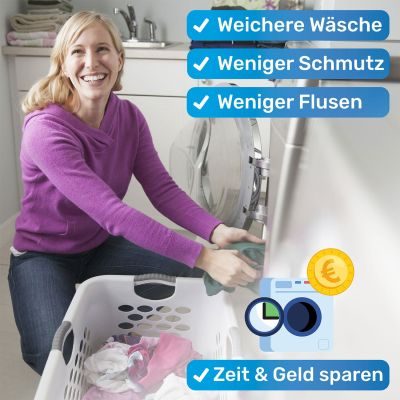 Thumbnail 2: BluePet Wäschebälle für Waschmaschine I Entfernt Tierhaare, Fusseln & Flusen im Wäschetrockner I Haarfänger, Trocknerbälle, Fusselbälle, Tierhaarentferner