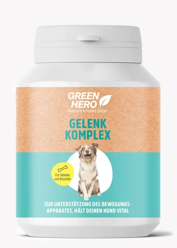 Greenhero Gelenk-Komplex Gelenktabletten für Hunde mit Grünlippmuschel und Teufelskralle