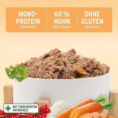 Thumbnail 10: AniForte Nassfutter LandChicken – "Huhn mit Möhren" 6 x 800 g