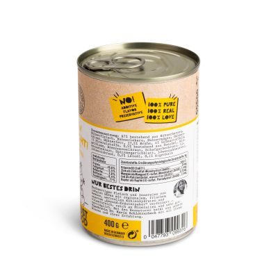 Thumbnail 4: Dogs'n Tiger Junior, Welpen Premium Hundefutter, Nassfutter, Getreidefrei, Fein Gemacht, Huhn & Süßkartoffel, 12x 400g