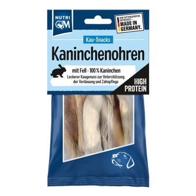 NutriQM Naturals Kaninchenohren 4 x 40g
