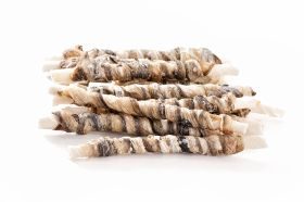 123… Hund dabei! Kaurolle mit Lachshaut 150g