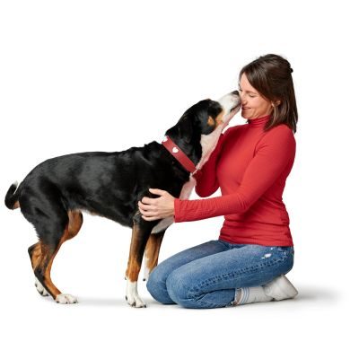 Thumbnail 6: HUNTER Halsband Love S-M (50), rot/schwarz