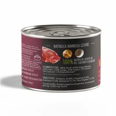 Thumbnail 1: Baluna Bio-Rind mit Kürbis & Quinoa 200g