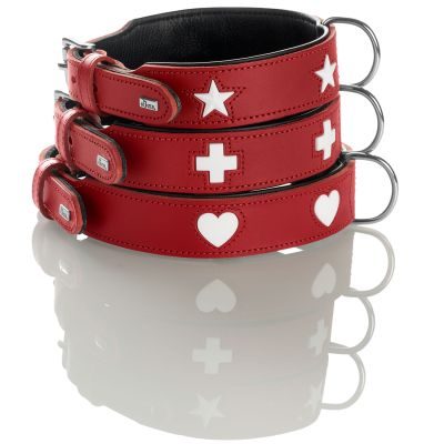 Thumbnail 6: HUNTER Halsband Swiss XL (75), rot/schwarz
