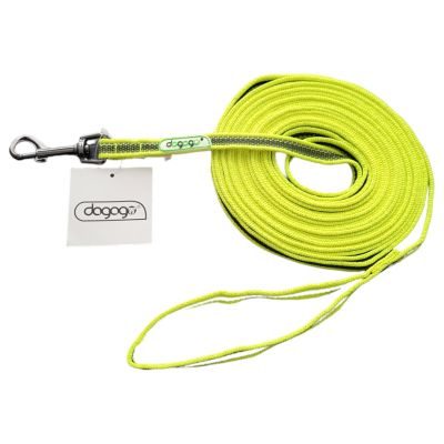 Thumbnail 1: dogogo Schleppleine gummiert mit Handschlaufe gelb 3 m