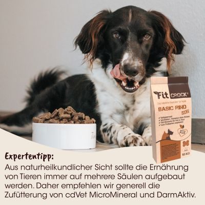 Thumbnail 4: Fit-CROCK® Basic Rind Maxi 3 kg – Natürliches Trockenfutter mit Rind für empfindliche Hunde