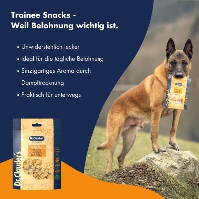 Thumbnail 6: Dr.Clauder’s Dr.Clauder´s Trainee Snack Käse 80g