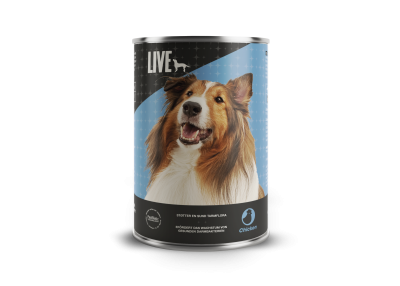 Thumbnail 1: LIVE Wet Nassfutter mit Hühnergeschmack und postbiotischem Effekt