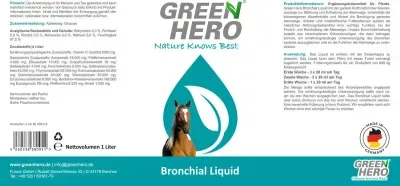 Thumbnail 9: Greenhero Bronchial Liquid für Pferde mit Kräutern