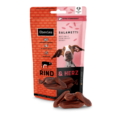 Thumbnail 3: Chewies® Chewies® SALAMETTI Rind mit Herz 200g