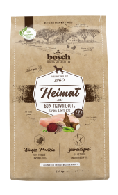 bosch Tiernahrung Heimat Tierwohl-Pute – Futter mit hohem Fleischanteil – 2,4kg