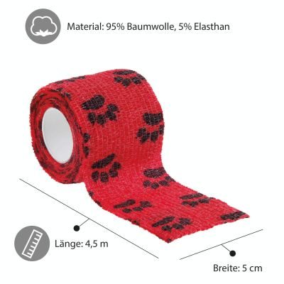 Thumbnail 2: Paws & Patch Selbsthaftende Verbände PIRATEN BOX 6er-Set für alle Heimtiere