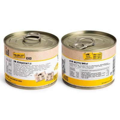Thumbnail 5: Dogs'n Tiger Adult Premium, Katzenfutter, Leibspeise, Nassfutter, Getreidefrei, Huhn, 12x 200g