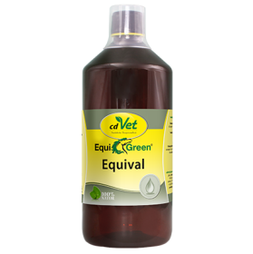 cdVet EquiGreen Equival 1 L – Hochwertiges Pflanzenöl für Pferde mit essentiellen Fettsäuren