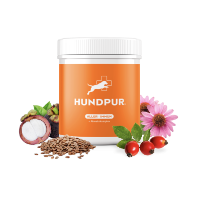 Thumbnail 2: Hundpur Aller-Immun mit Abwehr-Komplex 300 g – Multivitamin-Pellets mit Mangostan, Propolis & Kurkuma zur natürlichen Immununterstützung
