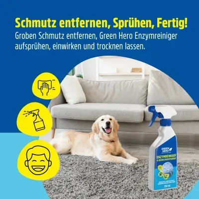 Thumbnail 4: Greenhero GreenHero Enzymreiniger gegen Katzenurin & Geruchsentferner, 750ml