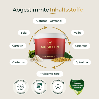Thumbnail 2: Pferdegold Muskel Eimer 1.5kg