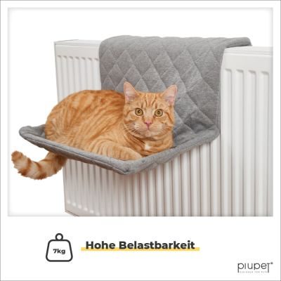 Thumbnail 2: PIUPET Katzen Heizungsliege I Für Katzen bis 7kg geeignet I Für alle gängige Heizkörper I Katzenhängematte für die Heizung