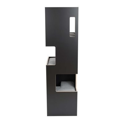 Thumbnail 2: stylecats® Kratzbaum Empire anthrazit schwarz/hellgrau, 180 x 50 cm