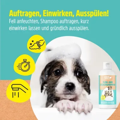 Thumbnail 2: Greenhero Floh- und Zeckenshampoo für Hunde und Katzen