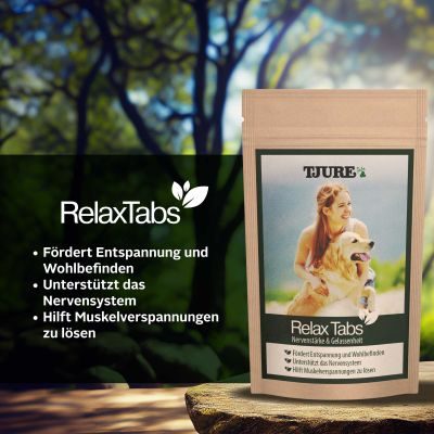 Thumbnail 5: TJURE TJURE - Relax Tabs 250 g  | Natürliche Entspannung für deinen Hund