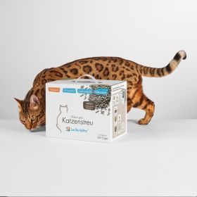 Lucky-Kitty Katzenstreu "Natur pur" Grüner Tee 4x 6 KG (240 Tage)
