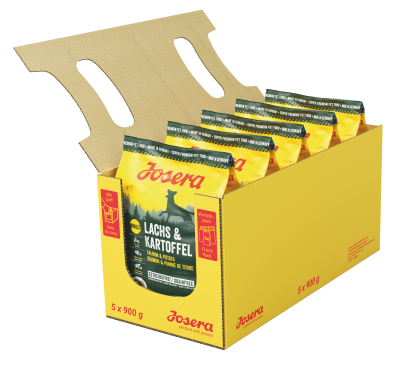 Thumbnail 4: Josera Lachs & Kartoffel – getreidenfreies Hundefutter – 5x900g