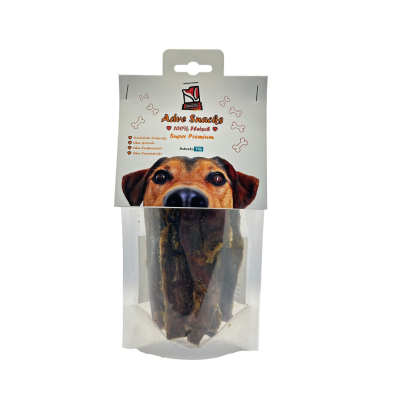 Thumbnail 1: Adve® G PFERD - Gesunde und Natürliche Hunde-Leckerlis - 100% Fleisch - wiederverschließbarer 100 g Beutel