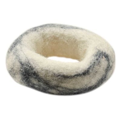 stylecats® Katzenspielzeug Filzring weiss Ø = 7 cm