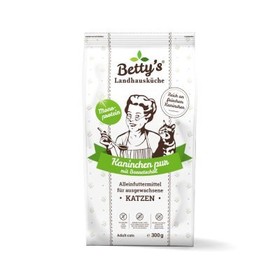Betty's Landhausküche Betty's Landhausküche für Katzen Trockenfutter Kaninchen pur 300g