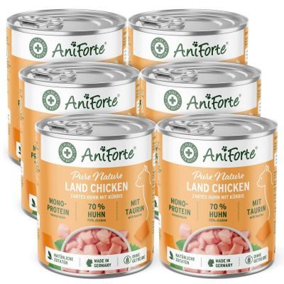 Thumbnail 4: AniForte Nassfutter Land Chicken  – Zartes Huhn mit Kürbis