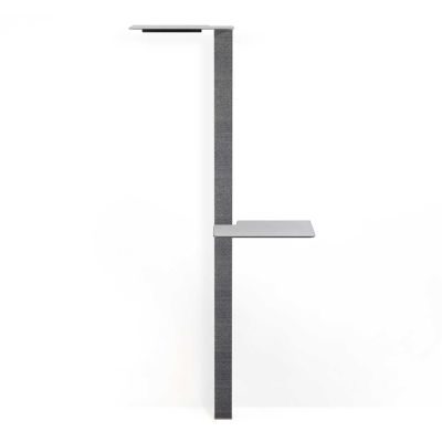 stylecats® Kratzbaum Mounty X-Large mit Zwischenboden anthrazit Links oben / rechts unten Sisal anthrazit Cozy hellgrau, 202 cm