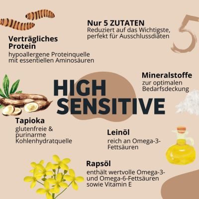 Thumbnail 4: BugBell Trockenfutter mit Insekten bei Allergien