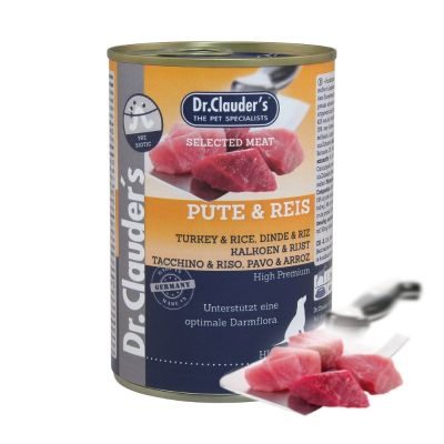 Dr.Clauder’s Selected Meat Pute & Reis 400g