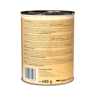 Thumbnail 2: catz finefood® catz finefood® Classic N° 7 - Rind & Kalb 400g