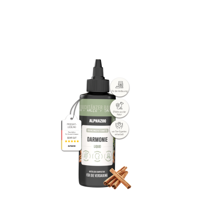 ALPHAZOO Darmonie Liquid für Hunde
