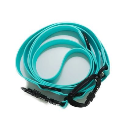 Thumbnail 2: Vitomalia Wasserleine 3-fach Verstellbare mit Sicherheitskarabiner Türkis
