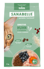 Sanabelle Sanabelle Sensitive Huhn – Trockenfutter sensible Katze – 2kg