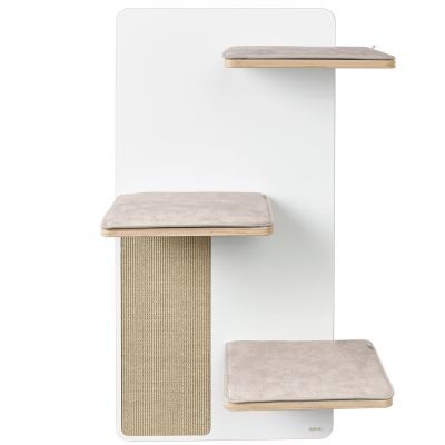stylecats® Kratzwand Relex 3 Liegeflächen Sisal beige Cozy beige, 70 x 37,5 x 120 cm