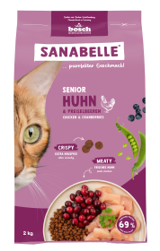 Sanabelle Sanabelle Senior Huhn – Trockenfutter für alte Katzen – 2kg